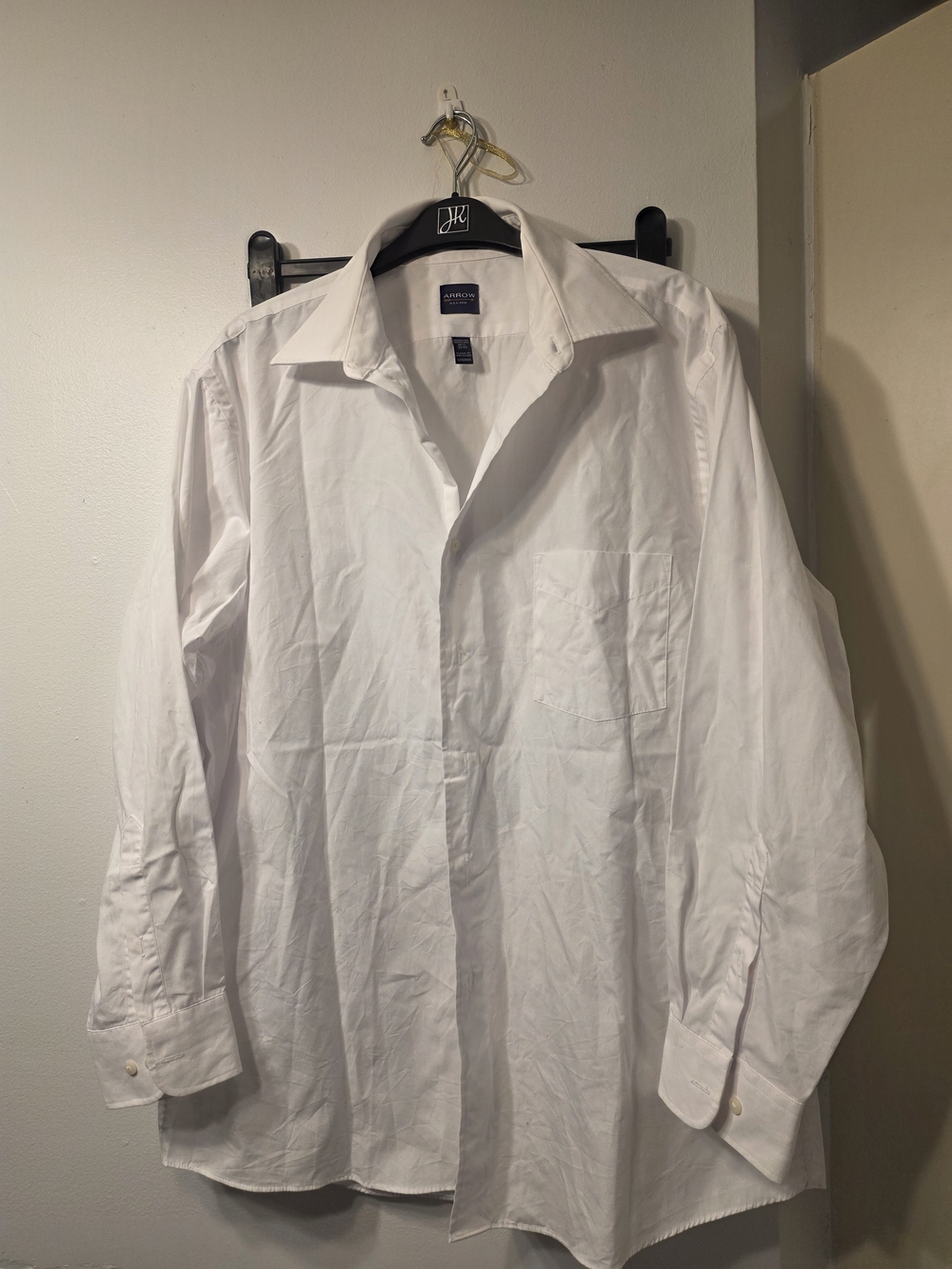 Arrow White Long-Sleeve Dress Shirt